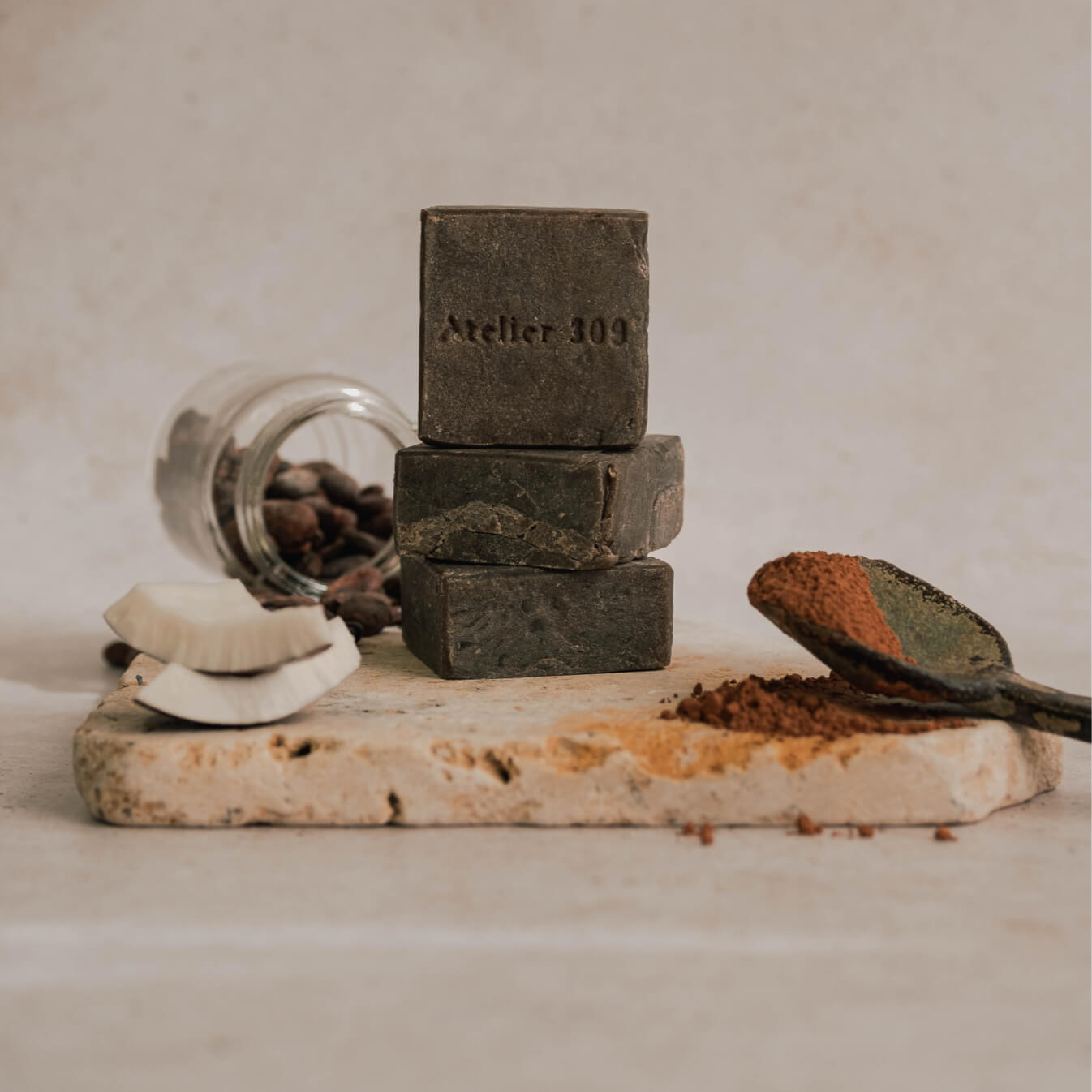 Jabón Corporal Natural de Cacao