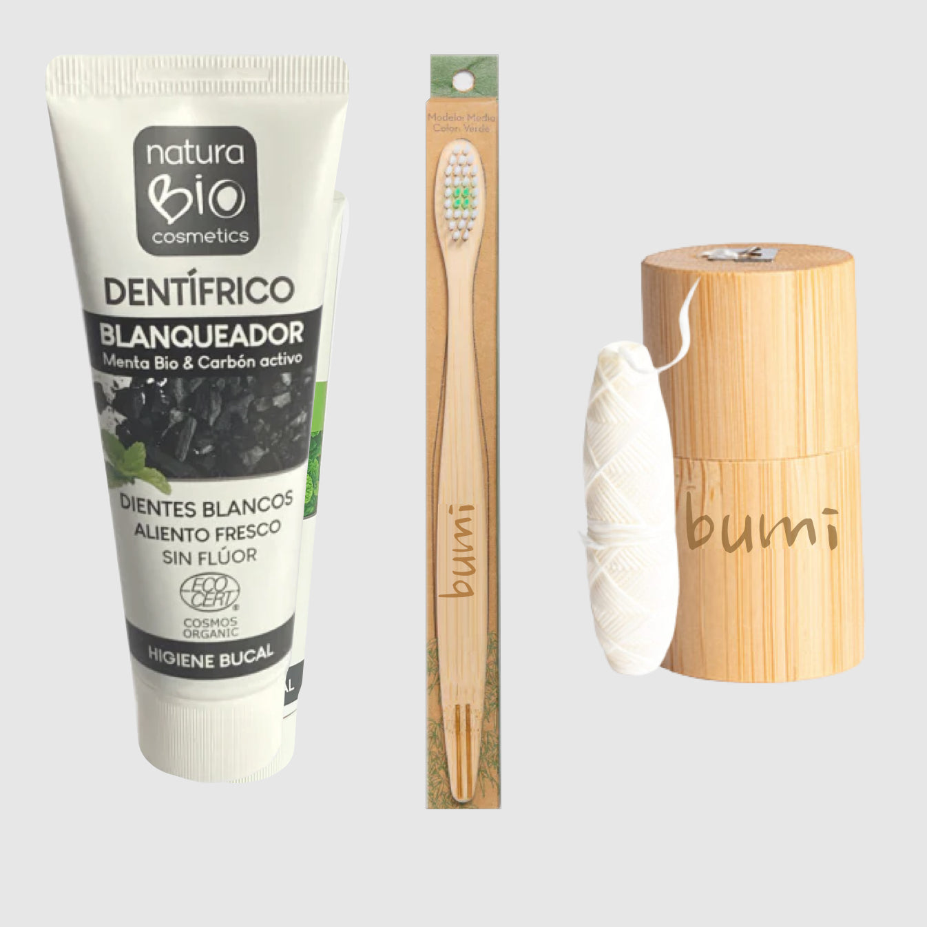 dentifrico carbon activo y cepillo dental